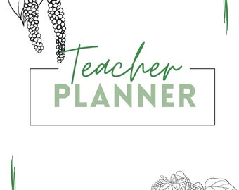 Printable Teacher Planner and Assessment