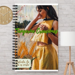 Diario de notas personalizado, libreta de apuntes con tu foto , Articulo papelería, Diseño único, Diario para Regalar, Agenda Moderna.