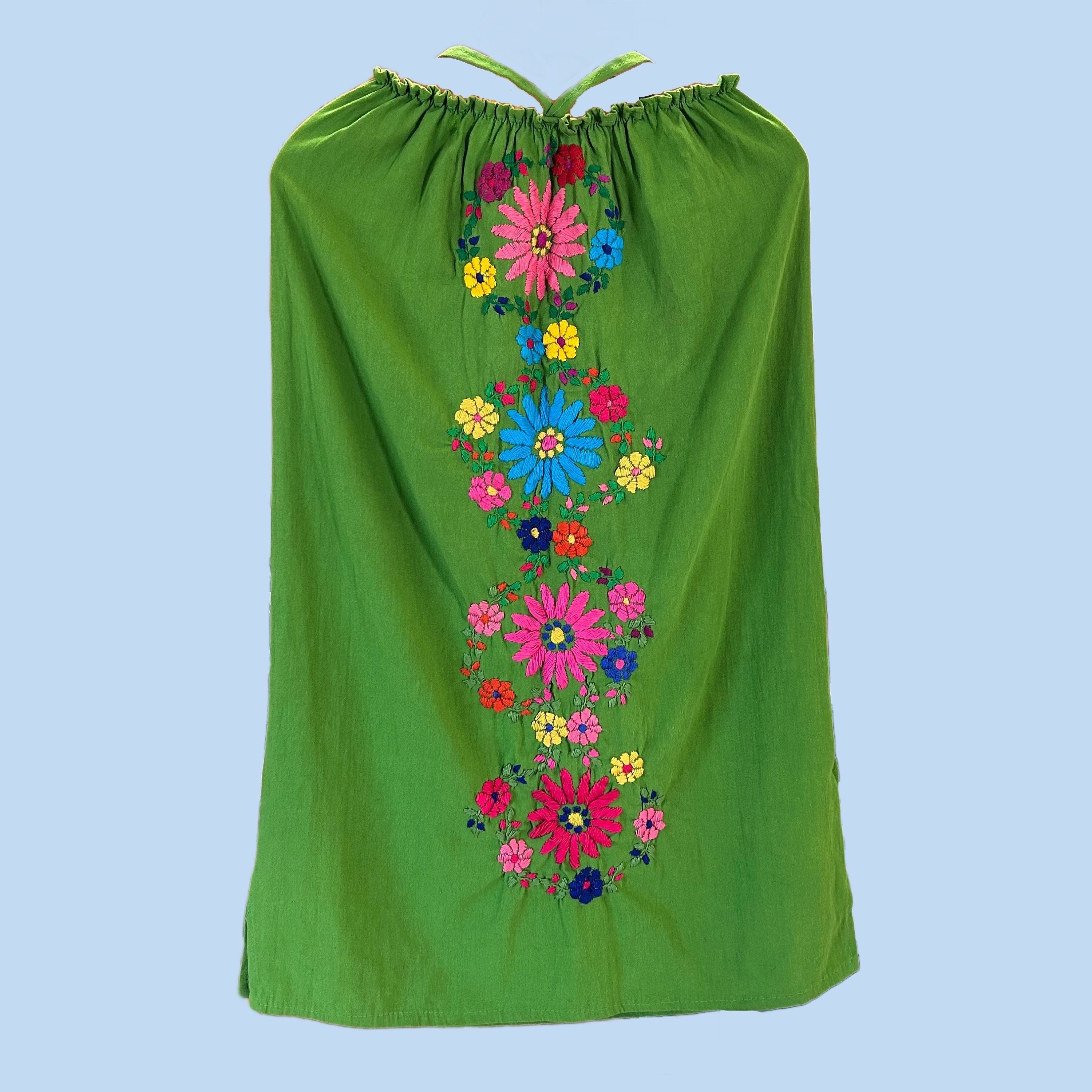 Mexican Artisan Embroidered Halter Dress Mexican Artisan Embroidered Halter Dress