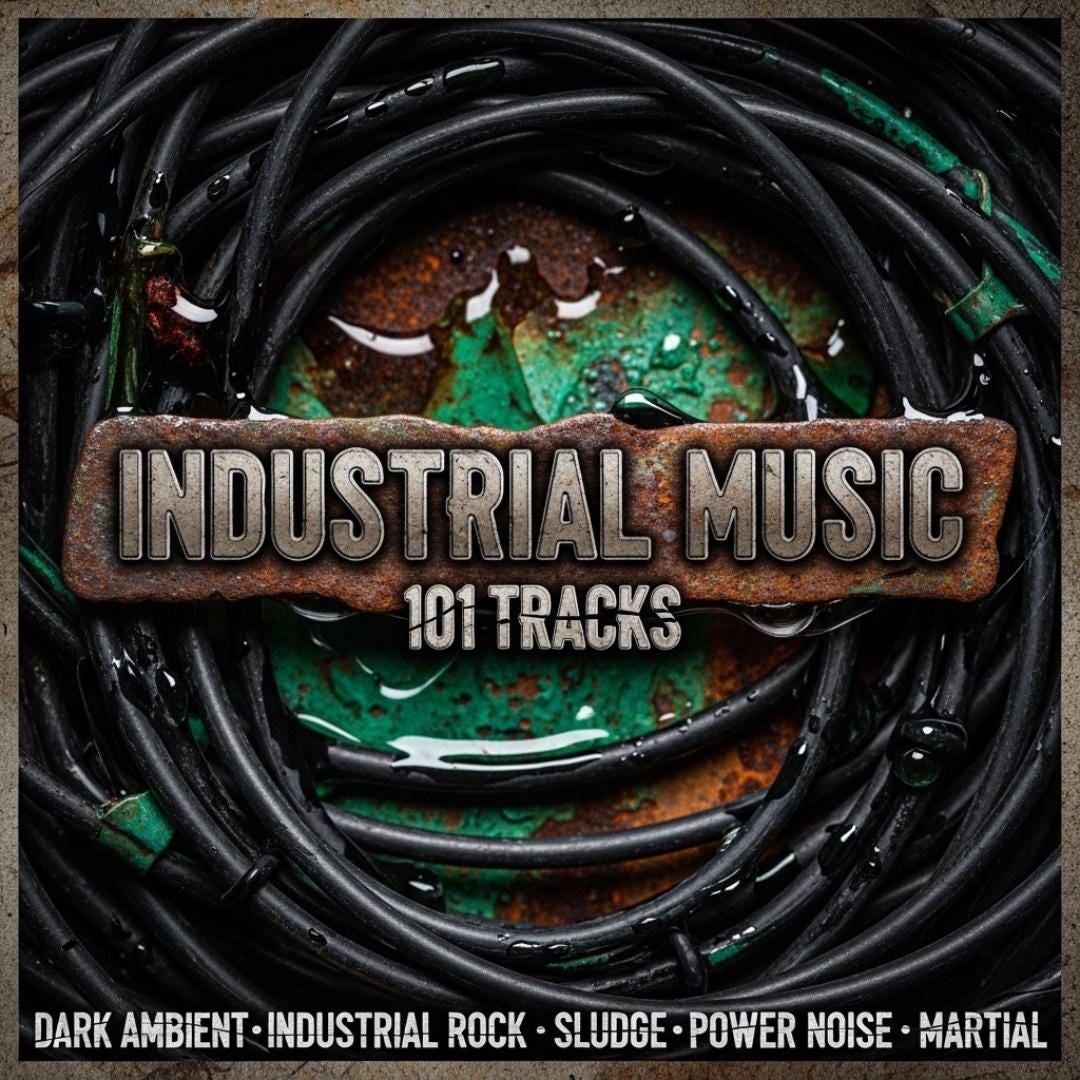 101 AI Industrial Music Songs | Cyberpunk & Dark Ambient Soundscape ...