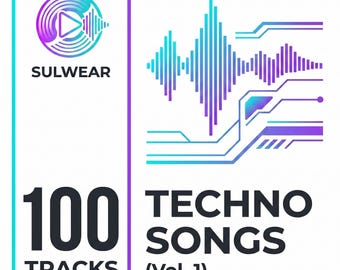 100 AI Techno Songs Vol 1 | English Vocals Royalty Free Background Music for Gaming, Twitch | Peak Time Industrial Club Audio MP3 MRR