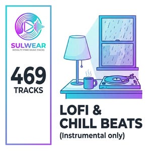 469 AI LoFi Chill Beats Mega Pack | Musica di sottofondo strumentale per YouTube, Twitch, studio | Audio MP3 rilassante senza copyright