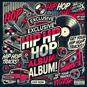 46 AI-Generated Hip Hop Songs, MRR, Master resell rights, Hip Hop music