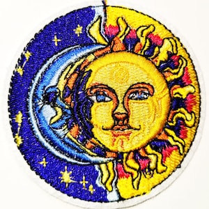 Sun and Moon - Iron on