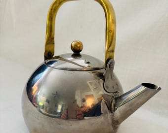 Steel and Brass Kettle
