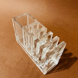 Guzzini Lucite Desk Organizer Fabio Manlio