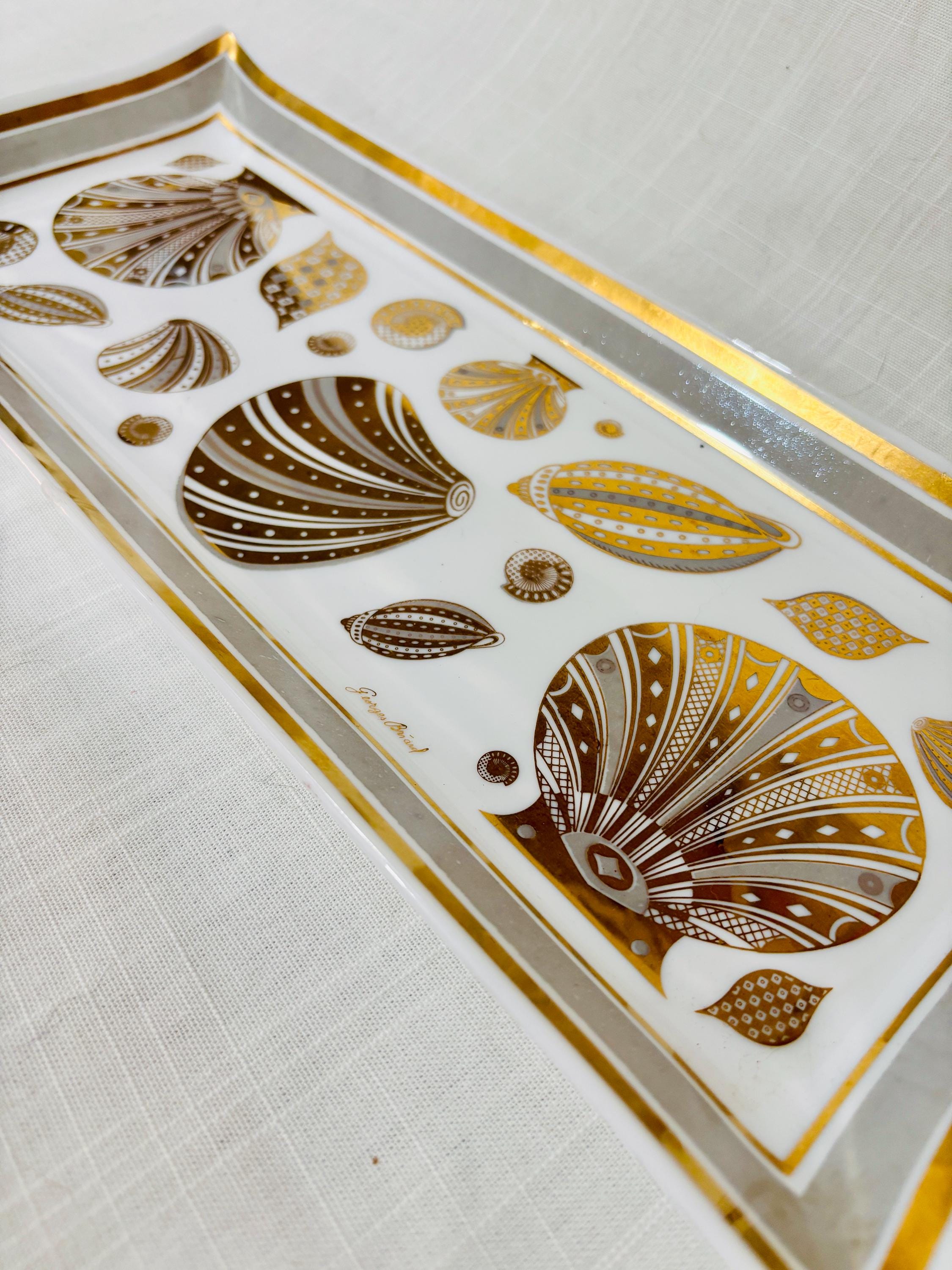 Georges Briard Signed Seashell Tray - Etsy