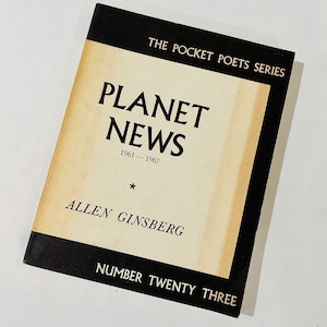 First Edition Planet News Allen Ginsberg