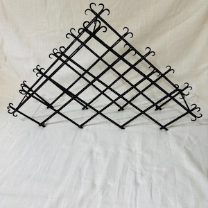Hand Wrought Iron Wine Rack