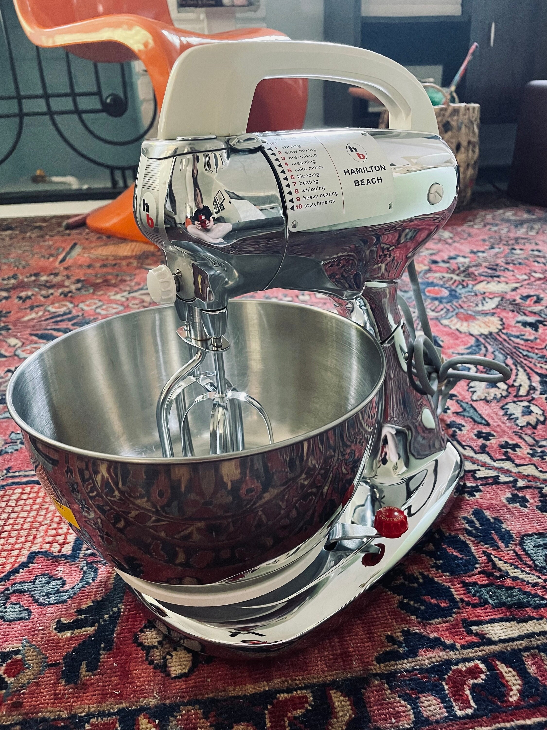 Vintage Hamilton Beach Model H Standing Mixer 