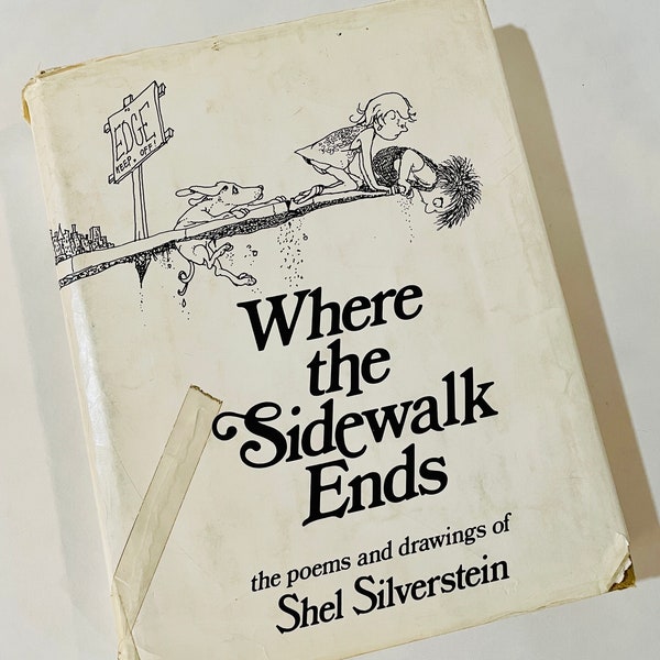 First Edition Where The Sidewalk Ends by Shel Silverstein