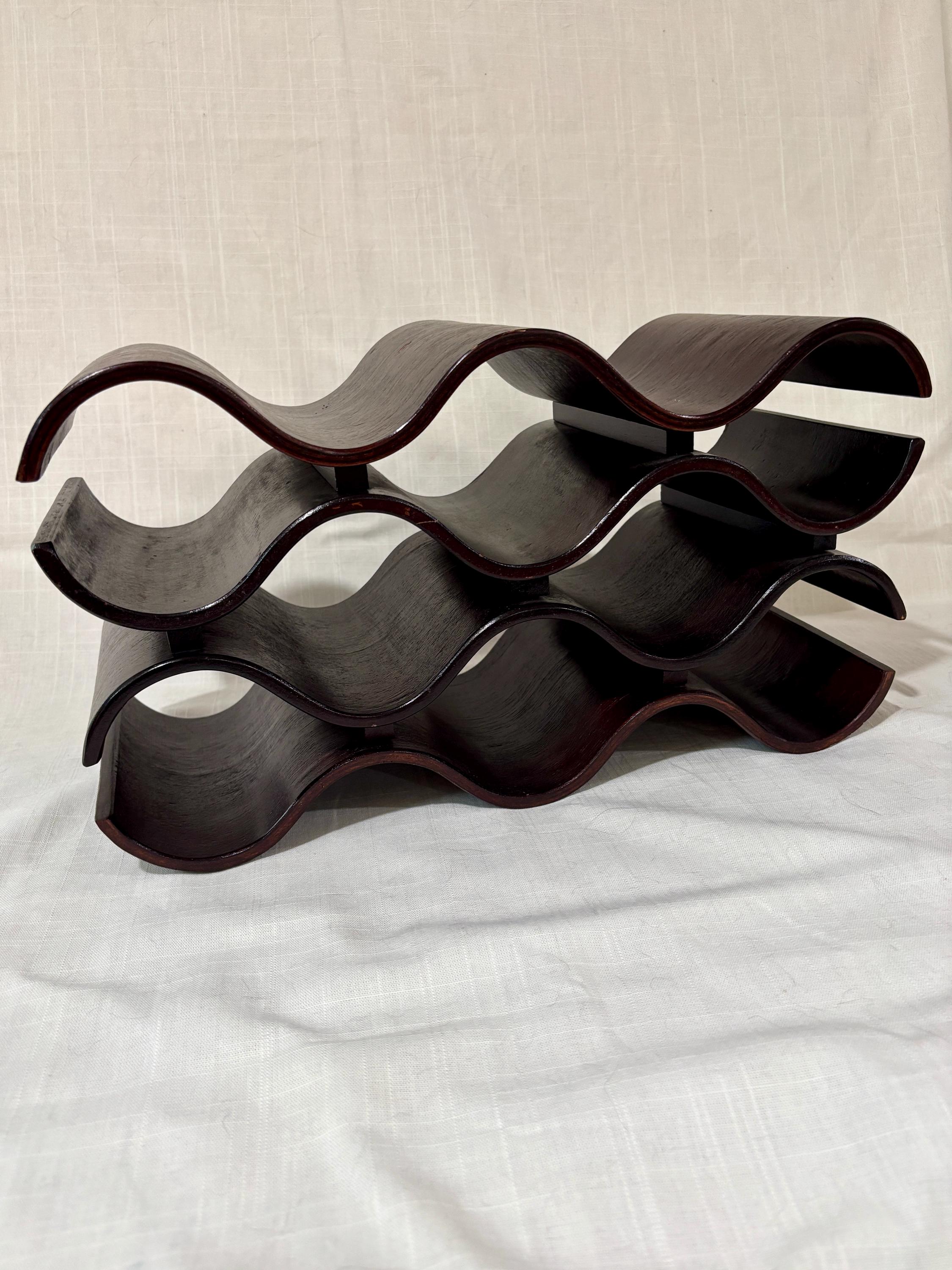 12 Bottle Seville Wavy Wine Rack Seville Classics Home Wavy Wine