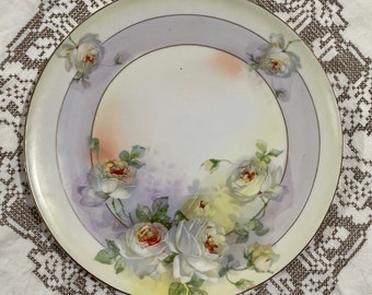 Antique Royal Rudolstadt Roses Platter