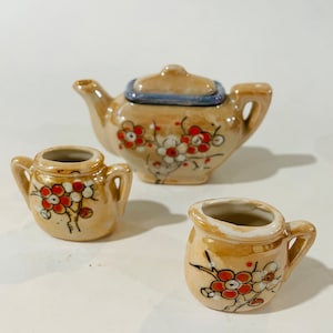 1940s Miniature Lusterware Tea Set