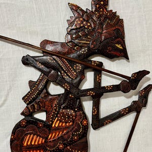 Indonesian Wayang Kulit Shadow Puppet