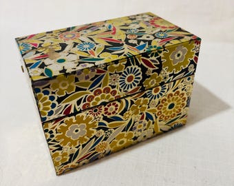 Floral Recipe Box J. Chein & Co.