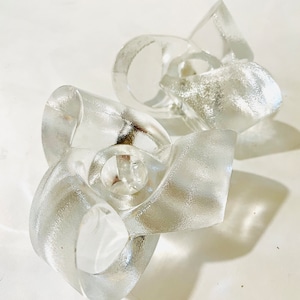 Rosenthal Bow Candlestick Holder Pair