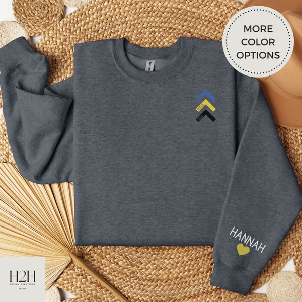 Down Syndrome Sweatshirt, Down Syndrome Awareness, Down Syndrome Mom, Down Syndrome Gift, Custom Crewneck Sweatshirt, Personalized Gift