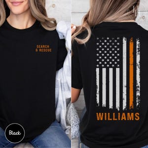 Search and Rescue Shirt, Search and Rescue Tee, SAR Team, Search and Rescue Gift, Thin Orange Line, First Responder Gift [ORT1028]