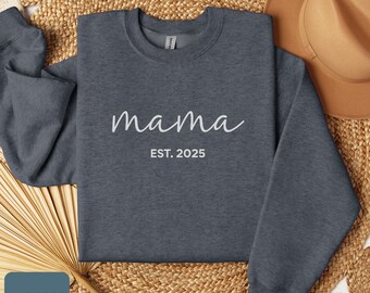 Custom Mama Hoodie, Personalized Mama Sweatshirt, Mother's Day Gift, Birthday Gift, Hoodie Sweatshirt
