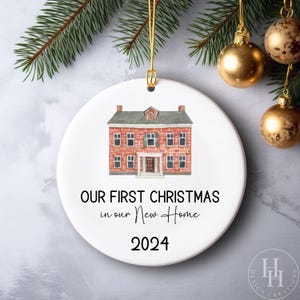 Our First Christmas, Our New Home Ornament, New Home Ornament, First Home Christmas Ornament, Our First Home Ornament