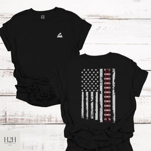 Custom Railroad Shirt, Personalized Railroad Tee, Railroad Flag Tee, Railroad Worker Gift