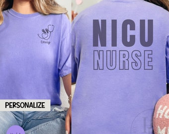 NICU Nurse Shirt, Neonatal Nurse, NICU Nurse Gift, Neonatal Intensive Care Unit Nurse, New NICU Nurse Tee, Comfort Colors