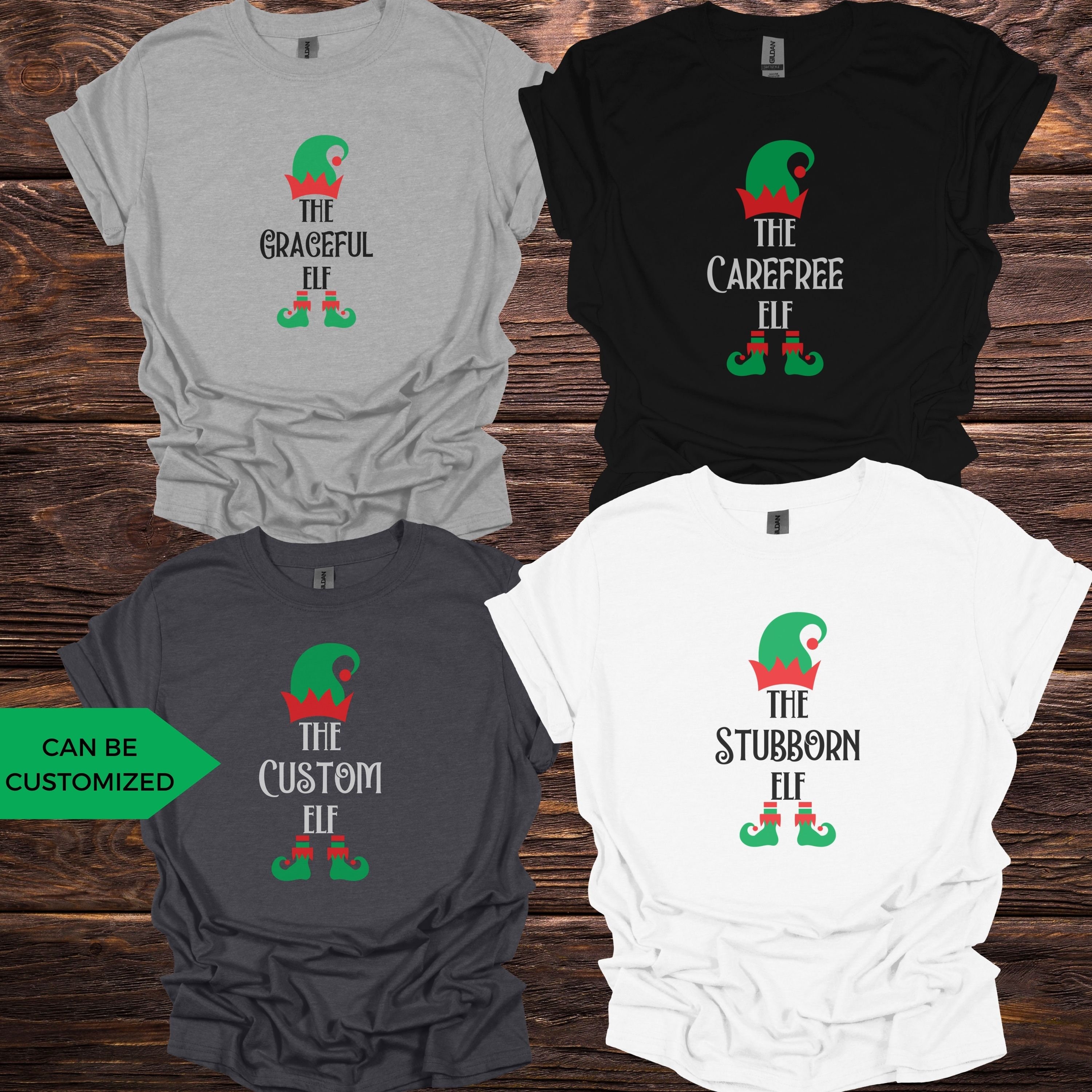 Custom Christmas Elf Shirt, Family Christmas Elf Shirt, Custom Elf ...
