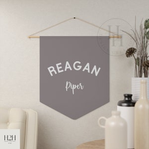 Custom Name Pennant, Baby Name Pennant, Pennant Name Flag, Baby Shower Gift