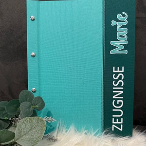 Zeugnismappe personalisiert
