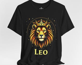 Leo Zodiac T-Shirt: Astrology Gift for Leo Season