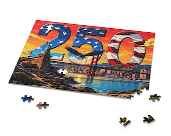 Vaterländisches Puzzle: USA Amerika 250ste Motiv