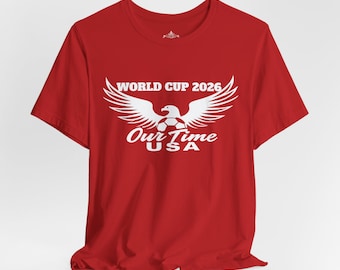 Maglietta USA Coppa del Mondo 2026 - Maglietta patriottica per tifosi di calcio