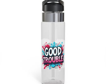 Gute Probleme Sportflasche: 20 Unzen Tritan Motivationswasserflasche