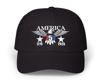 Amerikansk 250-årsjubileums pappakeps: Patriotisk basebollkeps