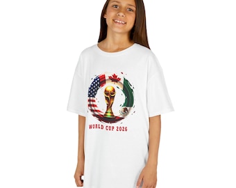 Camiseta infantil del Trofeo de la Copa Mundial 2026 / Camiseta del Campeonato de Fútbol
