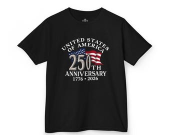 Camiseta infantil del 250 aniversario, Patrimonio de los Estados Unidos, Camiseta patriótica del 4 de julio