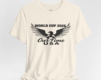 World Cup 2026 USA T-Shirt: Patriotic Soccer Fan Apparel