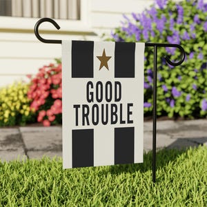 Drapeau de jardin, bannière de jardin inspirante, décoration extérieure sur les droits civiques, décoration d'intérieur d'un militant, enseigne de jardin justice sociale, noir