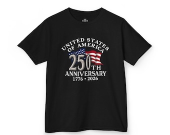 Barn 250-årsjubileums-T-shirt: 4 juli patriotisk t-shirt