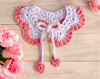 Crochet Scalloped Baby Collar Pattern – PDF Instant Download