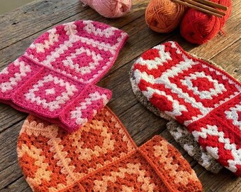 Crochet Balaclava Pattern – Granny Square Hood
