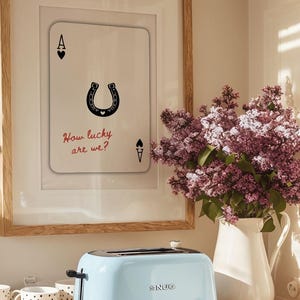 Ace of Hearts Vintage Playing Card Print: Lucky Wall Art (Digital Download)