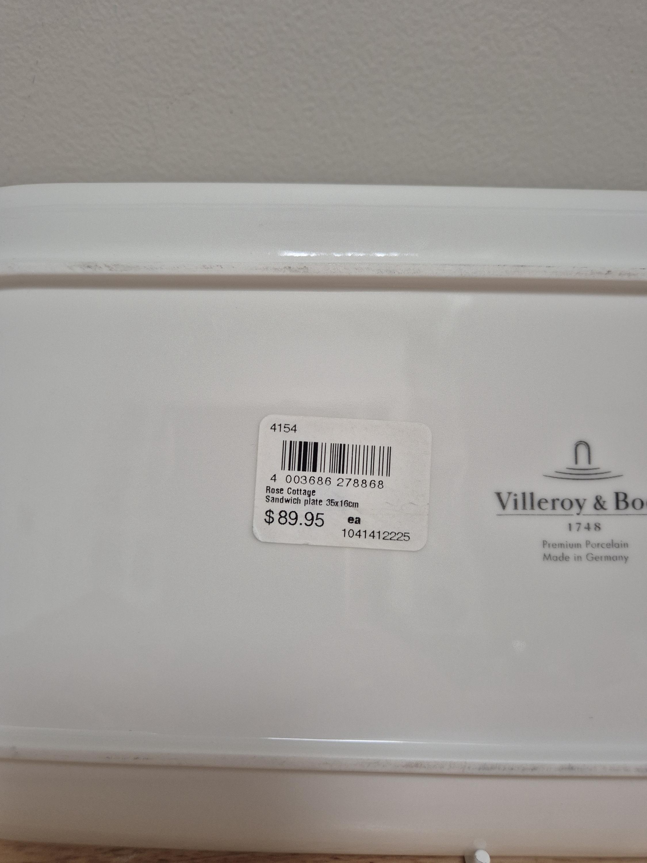 Rose Cottage Villeroy & Boch プレート Villeroy & Boch Rose Cottage Breakfast Plate, 22 cm, Premium