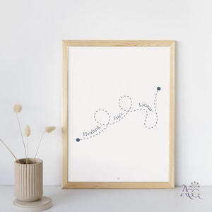 Healing Isn&#39;t Linear Print: Mental Health Therapy Decor (PDF)