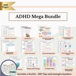Mega Whole Shop Bundle: Trauma, Ansia, Strumenti di Terapia Cognitivo Comportamentale (CBT) e DBT, Schede di Lavoro sulla Terapia in PDF immagine 6