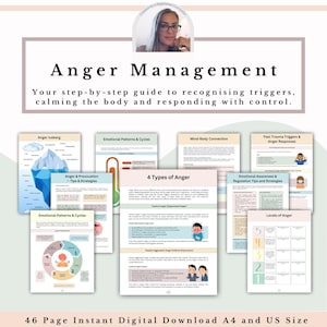 Mega Whole Shop Bundle: Trauma, Ansia, Strumenti di Terapia Cognitivo Comportamentale (CBT) e DBT, Schede di Lavoro sulla Terapia in PDF immagine 14