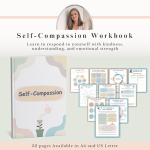Self Compassion Workbook, Inner Critic Healing Emotional Resilience Journal PDF