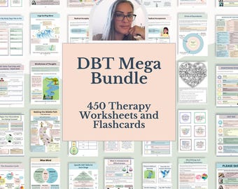 DBT Mega Bundle: Dialectical behavior therapy, Distress tolerance (Digital Download)
