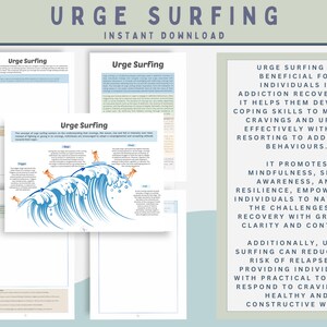 Urge Surfing / Sobriety / Addiction Recovery / CBT / Counselling Tools ...